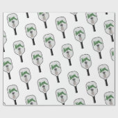 Bunny Rabbit Topiary Ginger Jar Jars Wrapping Papp Geschenkpapier (Flach)