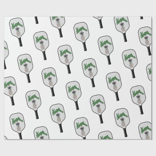 Bunny Rabbit Topiary Ginger Jar Jars Wrapping Papp Geschenkpapier (Flach)