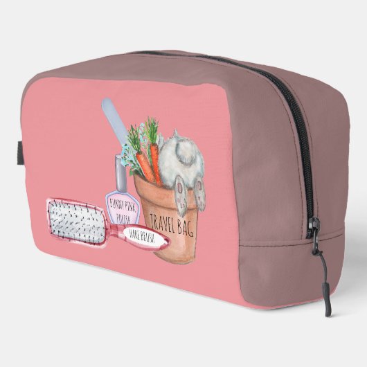 Bunny Rabbit Travel Bag Waschbeutel (Rechte Ecke)