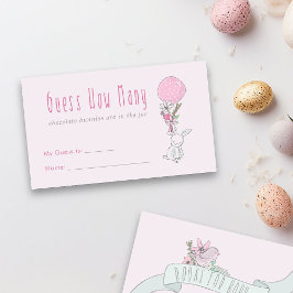 Bunny Rabbit Wie viele Baby Shooting Game Begleitkarte