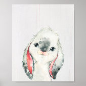 Bunny Rabbit Woodland Kinderzimmer Kunst, Dichtung Poster (Vorne)