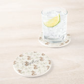 Bunny Rabbits Daisy Flowers Getränkeuntersetzer (Seite)