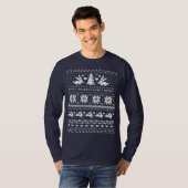Bunny Rabbits Uggli Christmas Sweater Style Niedli T-Shirt (Vorne ganz)