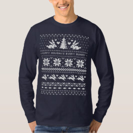 Bunny Rabbits Uggli Christmas Sweater Style Niedli T-Shirt