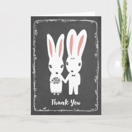 Bunny Rabbits Wedding Danke