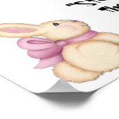 Bunny Rabbits Wiggle Print Poster (Ecke)