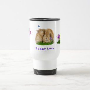 Bunny rabbitt reisebecher