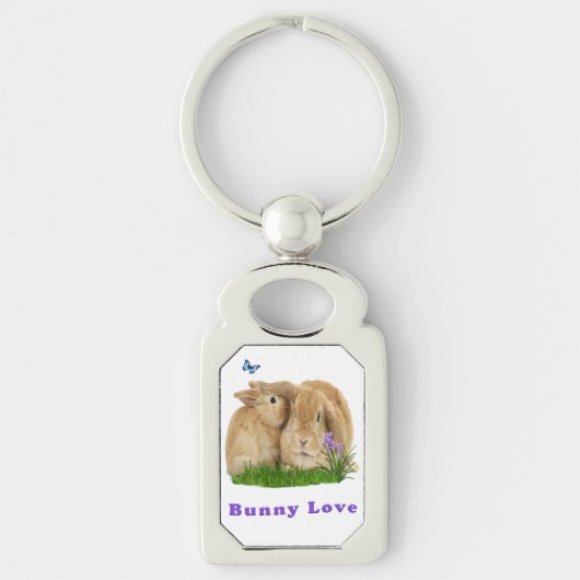 Bunny rabbitt schlüsselanhänger (Vorderseite)