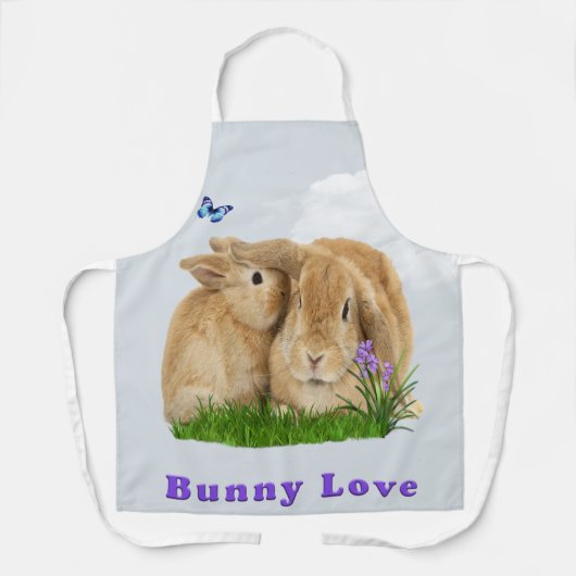Bunny rabbitt schürze (Vorderseite)