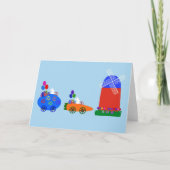 Bunny Race Cars #1 Karte (Vorderseite)