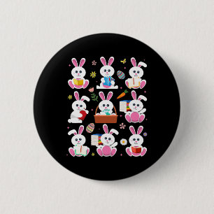 Bunny Reading Book Oaster Rabbit Bookworader B Button
