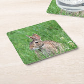 Bunny Rechteckiger Pappuntersetzer (angewinkelt)