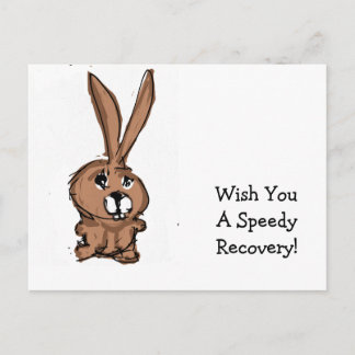 Bunny Recovery Card Postkarte