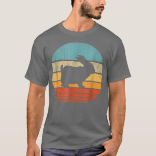 Bunny Retro Vintag 60er 70er Sunset Rabbit Mammal T-Shirt