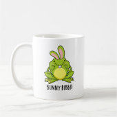 Bunny Ribbit Funny Rabbit Frosch Puff Kaffeetasse (Links)