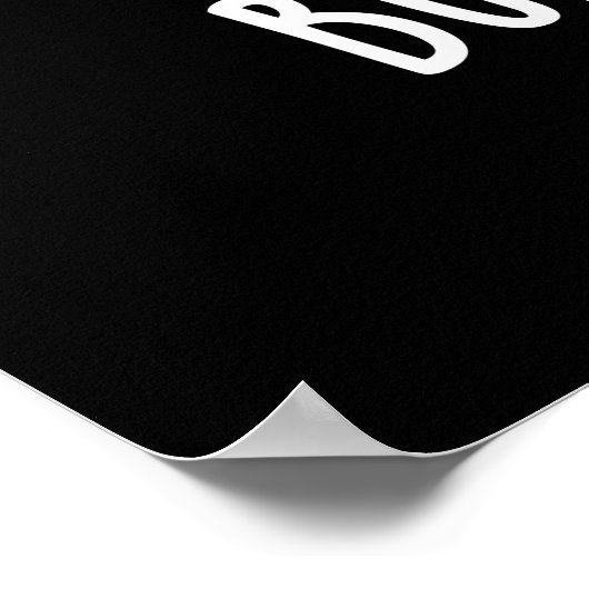 Bunny Ribbit Funny Rabbit Frosch Pun Dark BG Poster (Ecke)