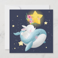 Bunny Riding A Whale