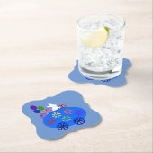 Bunny Riding Egg Car #2 Paper Untersetzer (Vor Ort)