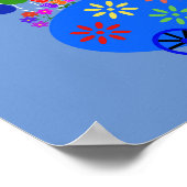 Bunny Riding Egg Car #2 Poster (Ecke)