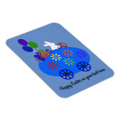 Bunny Riding Egg Car #3 Magnet (Rechte Seite)