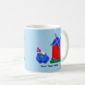 Bunny Riding Egg Car #4 Tasse (VorderseiteRechts)