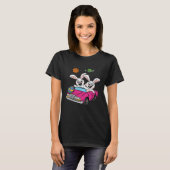 Bunny Riding Space Car Easter Egg Hunting Rabbit S T-Shirt (Vorne ganz)