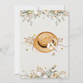 Bunny Rustic Farm Country Baby Dusche Einladung (Rückseite)