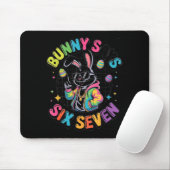 Bunny sagt sechs sieben 67 Ostern Meme Männer Frau Mousepad (Mit Mouse)