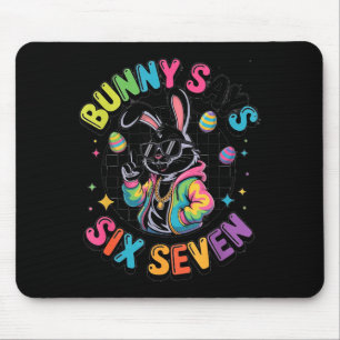 Bunny sagt sechs sieben 67 Ostern Meme Männer Frau Mousepad