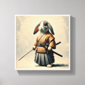 Bunny Samurai Leinwanddruck (Vorderseite)