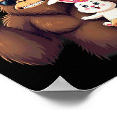 Bunny Sasquatch Bigfoot Sungles Oaster 1 Poster (Ecke)