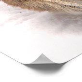 Bunny Seeking Shelter Poster (Ecke)