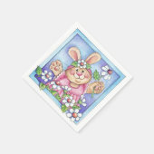 Bunny Serviette (Ecke)