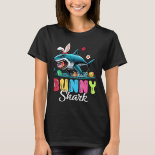 Bunny Shark Oaster Jagd Schokolade Eier Lover Ki T-Shirt