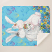 Bunny Sherpa Blanket - Umarmung Sherpadecke (Vorderseite (Horizontal))