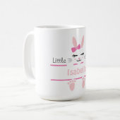 Bunny Sibling Mug Personalized Big Sister  Kaffeetasse (Vorderseite Links)