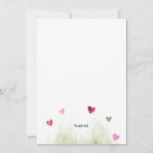 Bunny Siblings Einladung (Rückseite)