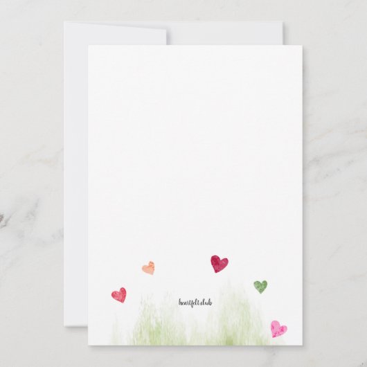 Bunny Siblings Einladung (Rückseite)