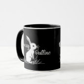 Bunny Sketch – Hand Drawn Rabbit - caneca Tasse (Vorderseite Links)