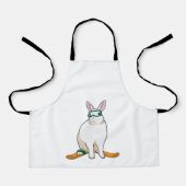 Bunny Skier Schürze (Vorderseite)