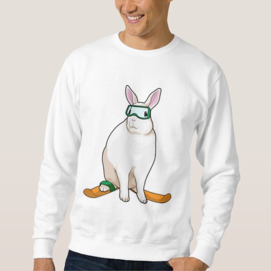 Bunny Skier Sweatshirt (Vorderseite)