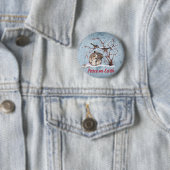 Bunny & Snow Birds Button (Beispiel)