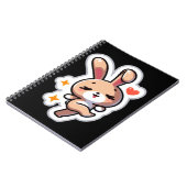 Bunny Spiral Foto Notebook Notizblock (Linke Seite)