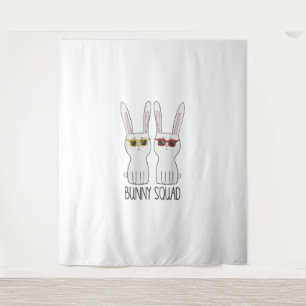 Bunny Squad Funny Niedlich Pet Rabbit Lover T Shir Wandteppich