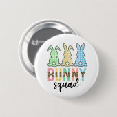 Bunny Squad | Ostereier Jagd Niedlich Bunny Button (Vorne & Hinten)