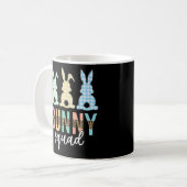 Bunny Squad | Ostereier Jagd Niedlich Bunny Kaffeetasse (Vorderseite Links)
