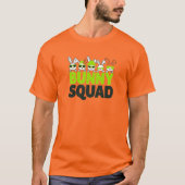 Bunny Squad T - Shirt - Cooles Ostersonnigen Grupp (Vorderseite)