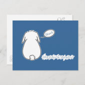 Bunny Stewie Back Grunt Postcard Postkarte (Vorne/Hinten)