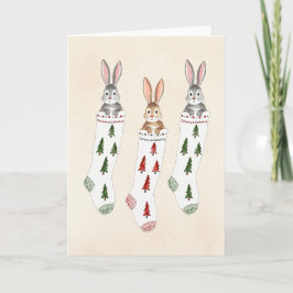 Bunny Strumpfs Weihnachten Karte