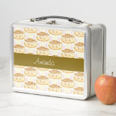 Bunny Sweet Dessert Cinnamon Bun Metall Brotdose (Beispiel)